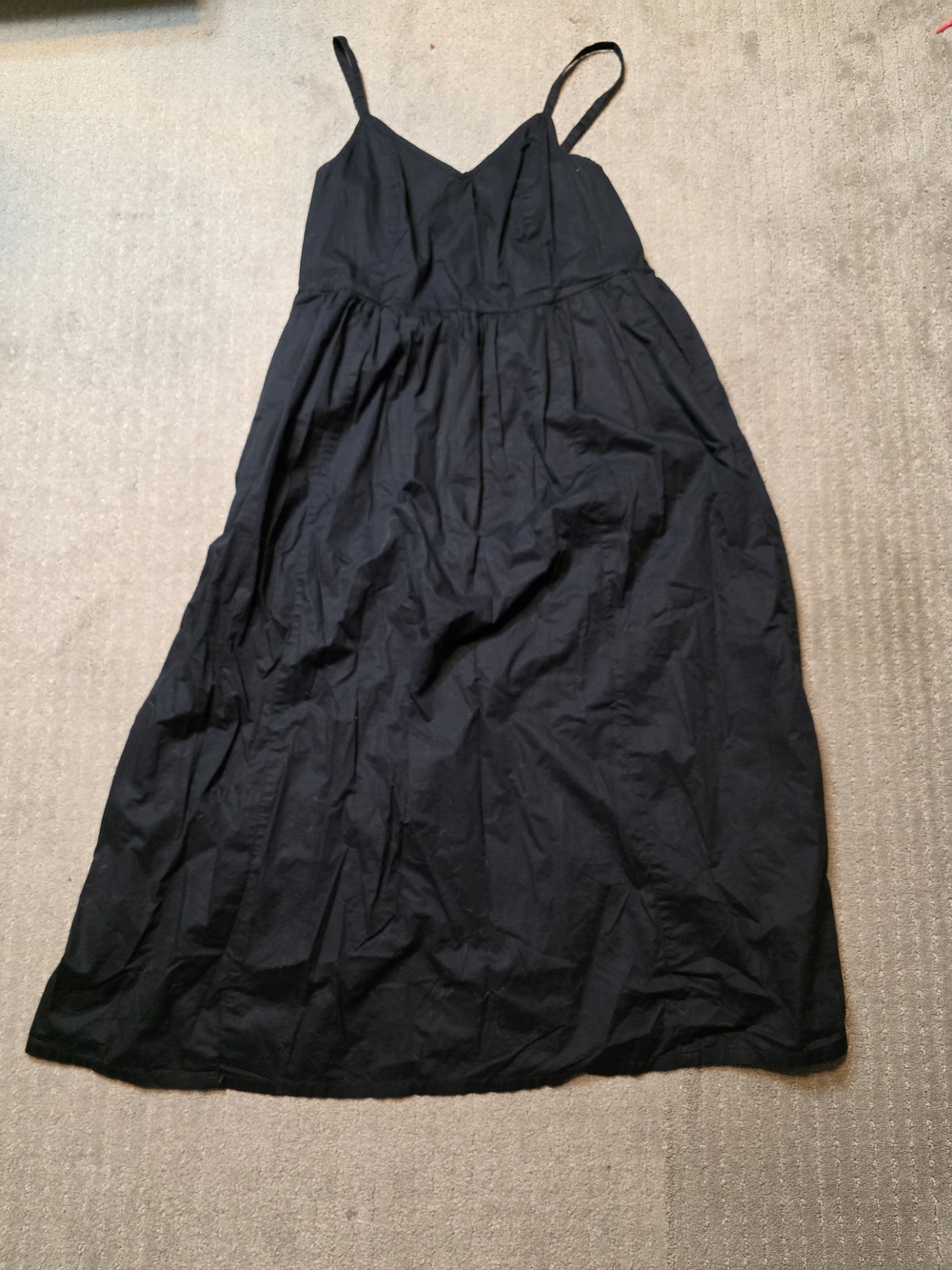 Old Navy Black Spaghetti Strap Maxi Dress